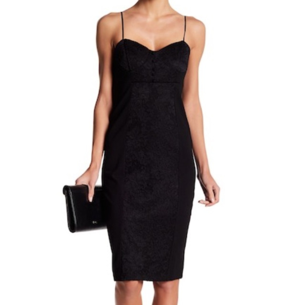 Black Lace Cocktail Dress